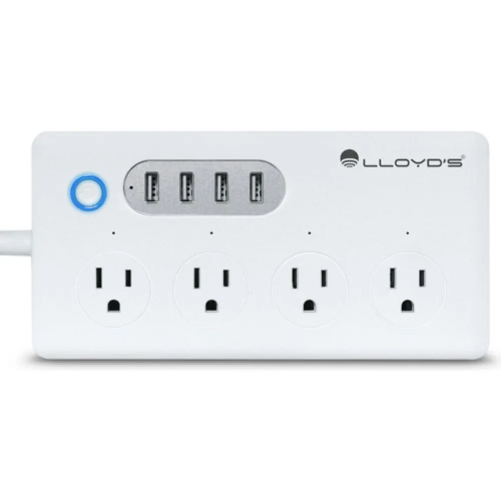 Barra multicontacto inteligente Lloyd's LC-1173 4 tomas