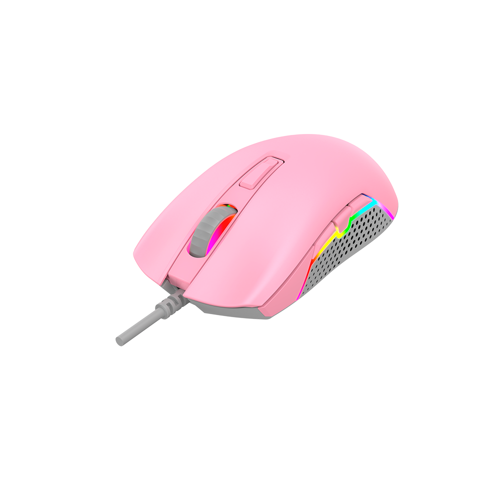 Mouse gamer RadioShack Mistic Rosado