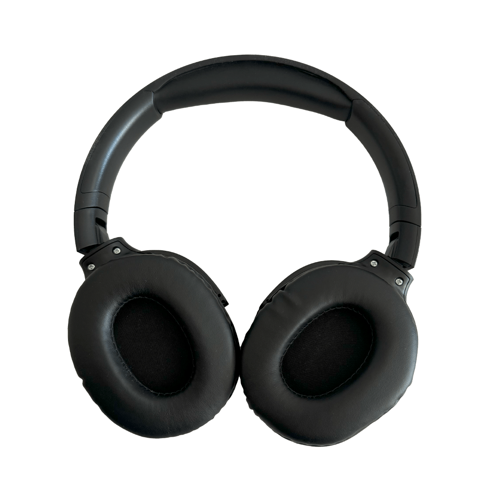 Audífonos diadema bluetooth inalámbricos MT-024B color negro Mertec