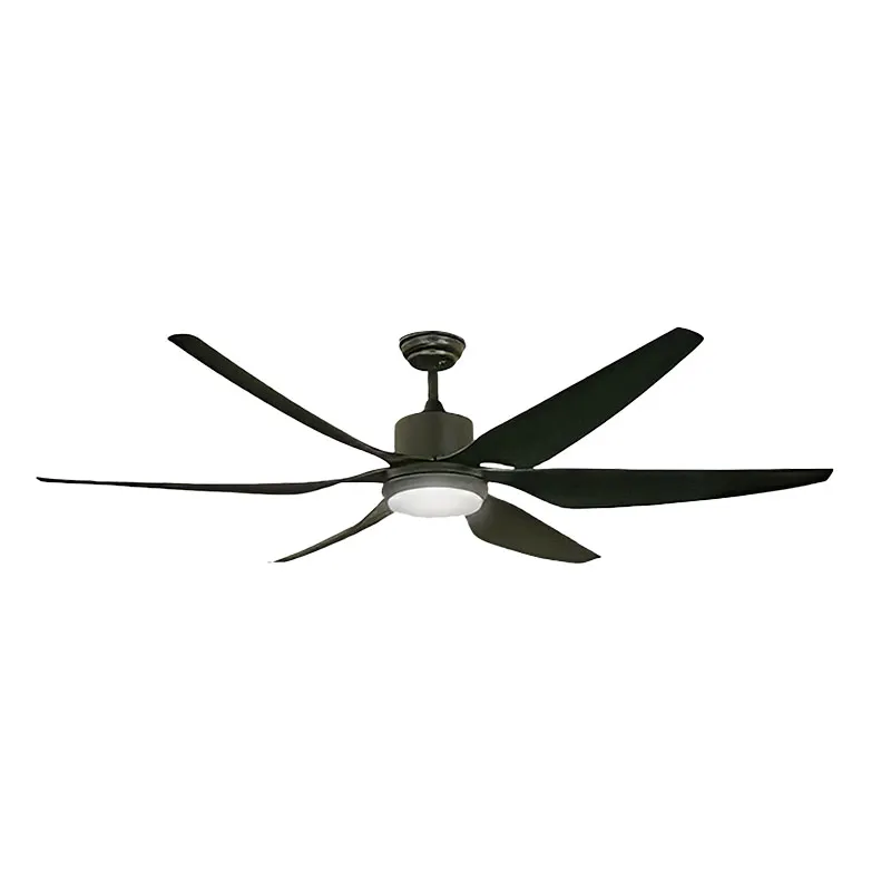 Ventilador LED smart de techo DC 66" negro 24 W 3CCT con control remoto Designers