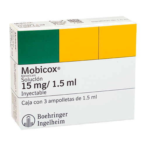 MOBICOX AMPOLLAS 15 MG / 1.5 ML