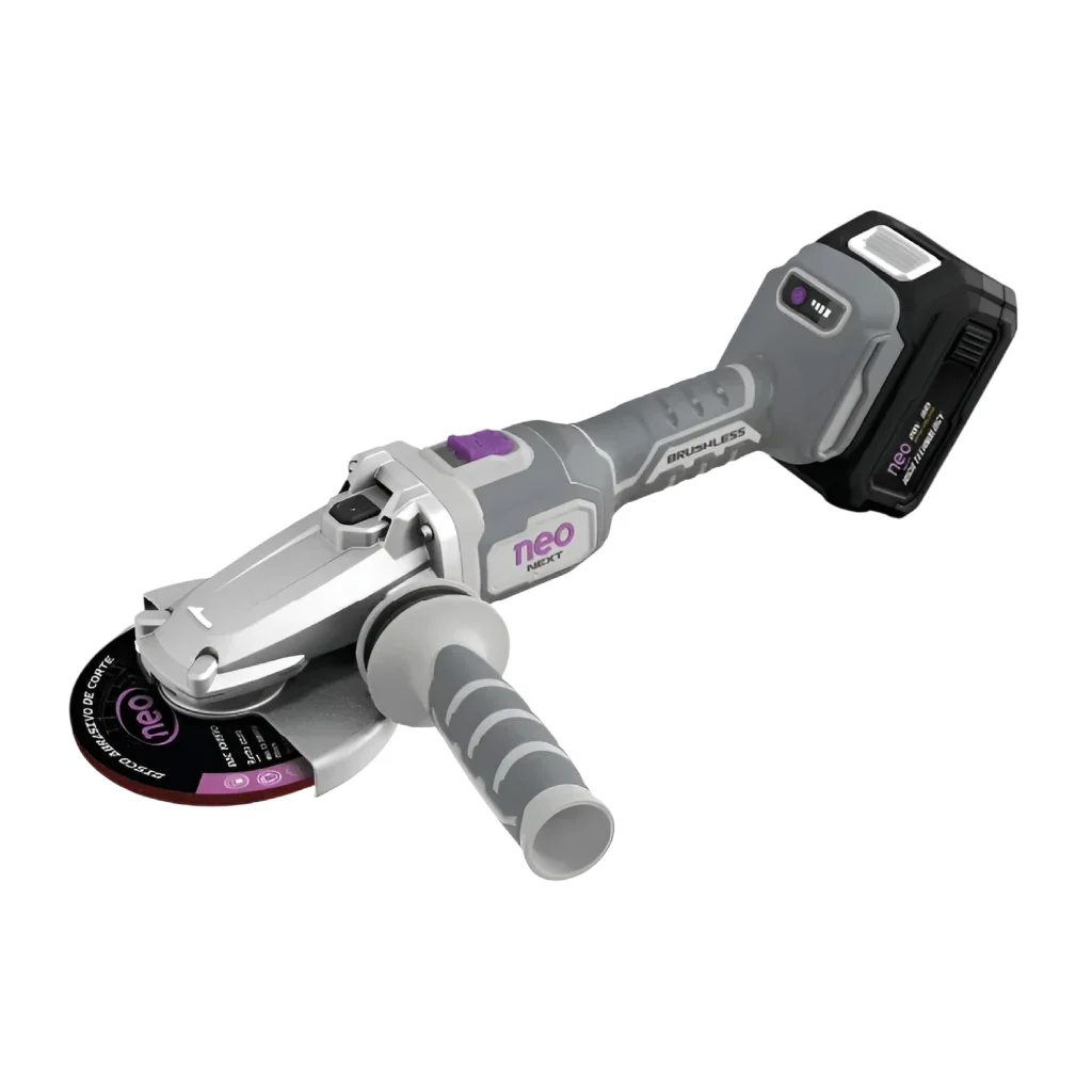 Neo Next Esmeriladora Angular Inalámbrica 4.1/2" 20V 8Ah, A1215/20K1-8