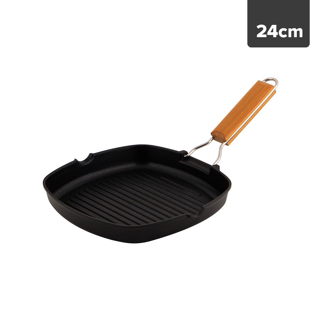 Sartén parrilla aluminio 24cm