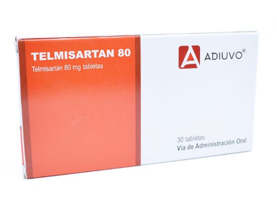 Telmisartan Adiuvo, 80 mg, 30 tabletas