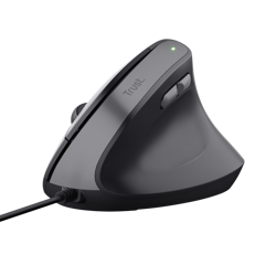 Mouse Trust Ergonomico Alambrico Angulo Vertical Color Negro