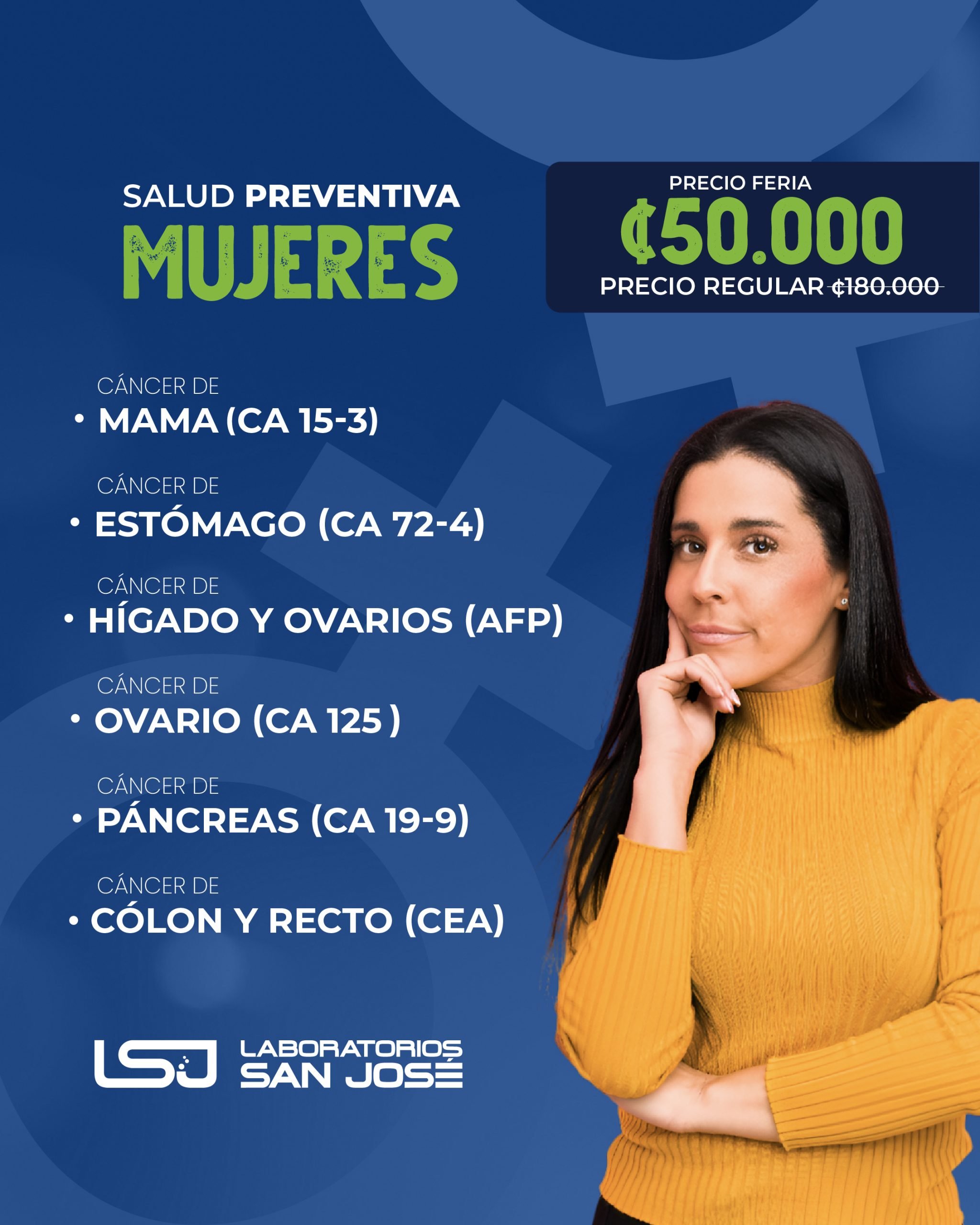 Marcadores Tumorales – Paquete Mujer