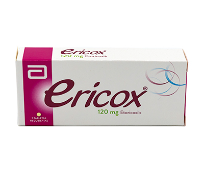 Ericox 120mg tabletas Via Oral