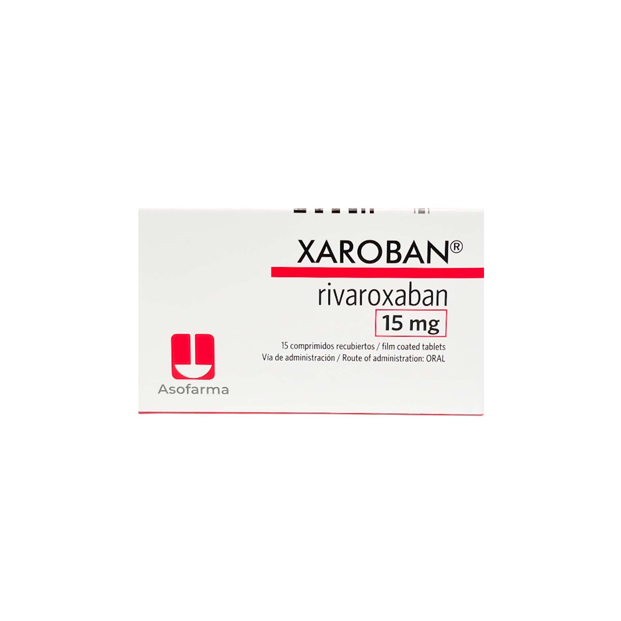 XAROBAN 15 MG TABLETAS X15
