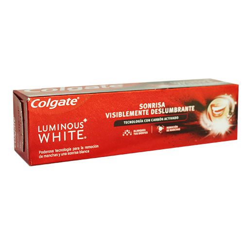 COLGATE LUMINOUS WHITE CARBON ACTIVO 75ML