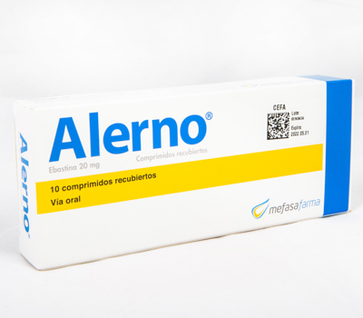 ALERNO 20 MG TABLETAS VIA ORAL