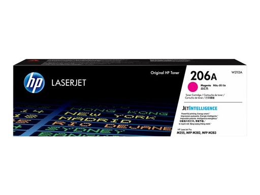 Cartucho de Tóner Magenta HP LaserJet 206A W2113A