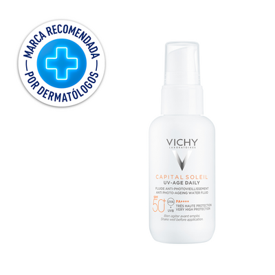 Vichy, Protector solar, Capital soleil, UV-Age Daily, SPF50, 40ml