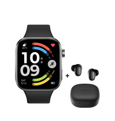 Reloj Inteligente Xiaomi Redmi Watch 6 Active, Color Negro + Au