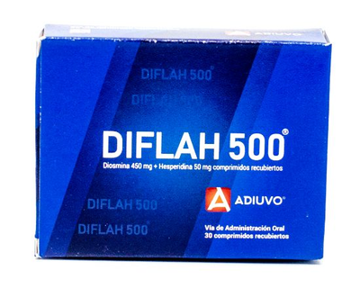 Diflah Adiuvo, 500 mg, 1 blister con 10 comprimidos recubiertos