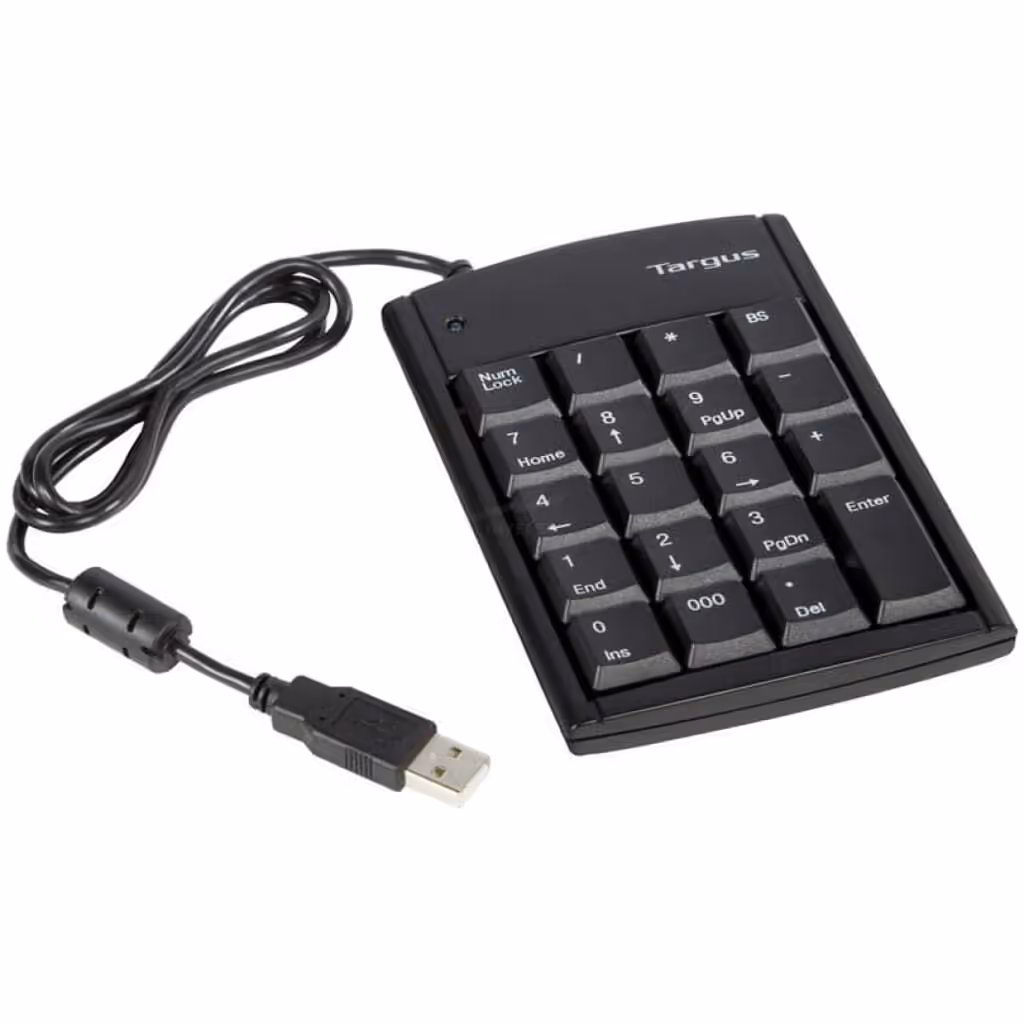 Teclado numérico Targus con 2 USB