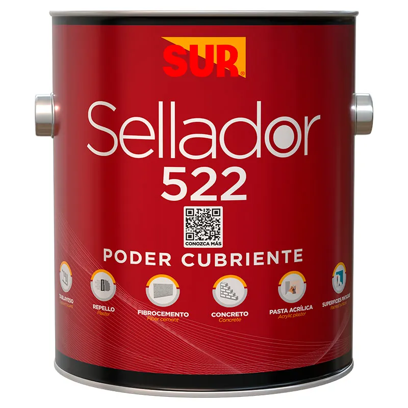 Sellador 522 para concreto blanco 1 gal SUR
