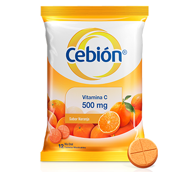CEBIÓN MASTICABLE SABOR NARANJA