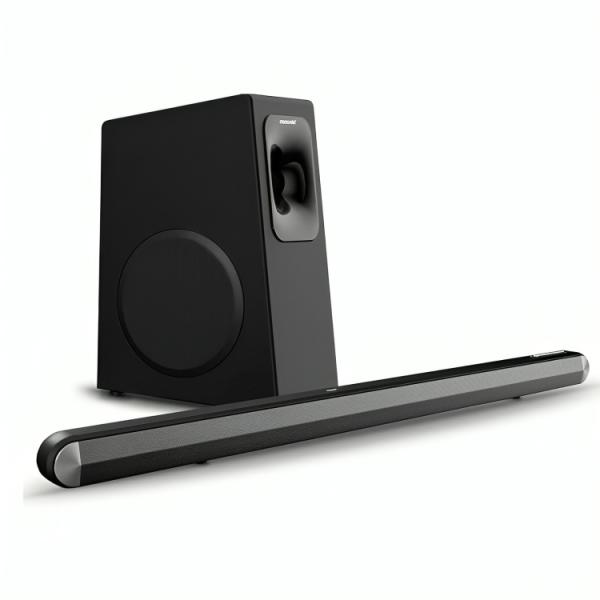 BARRA DE SONIDO MOONKI MX-SB140BT21 BLUETOOTH CON SUBWOOFER NEGRO