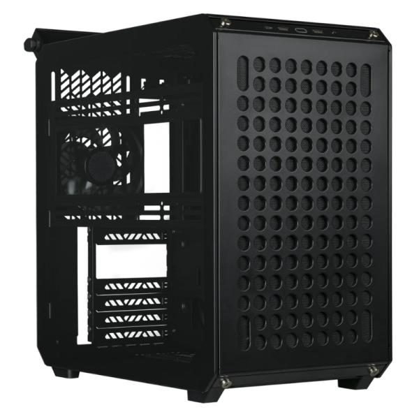 Case Cooler Master Mid Tower Qube 500 Ventilador 1 de 120MM con Vidrio Templado Lateral – Negro