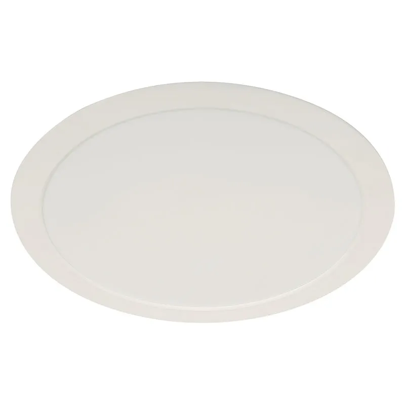Panel LED de empotrar circular 24 W luz blanca