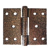 Bisagra 3 3/4 x 3 x 3/32" Soldable T5 Bronce Gofrado Grossor