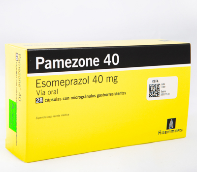 Pamezone 40 mg 28 capsulas