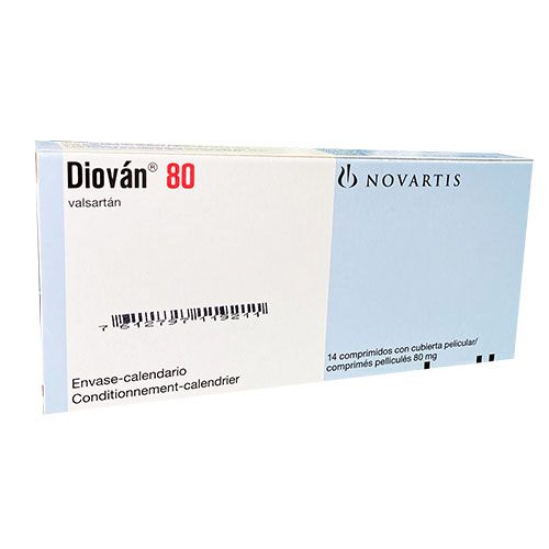 DIOVAN 80 MG X 14 CAPS