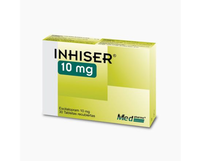 Inhiser 10 mg 30 tabletas