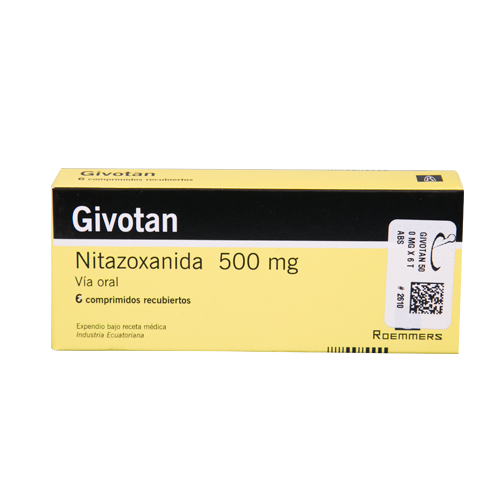 GIVOTAN TABLETAS 500 MG