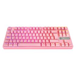 TECLADO GAMER EAGLE WARRIOR MECANICO USB GAMING 88 RGB LED BACKLIT PINK SPANISH KGY282U0001C