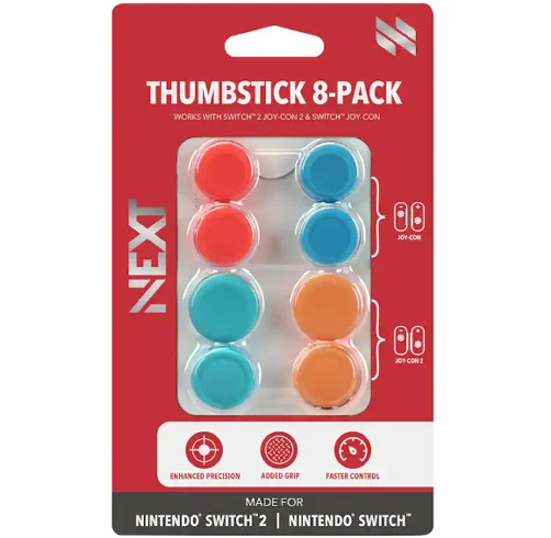 Next Thumbstick 8-Pack para Joy-Con/Joy-Con 2