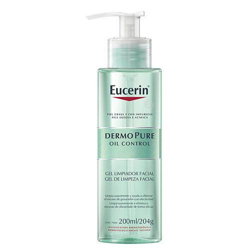 GEL FACIAL EUCERIN DERMO PURE OIL CONTROL 200 ML