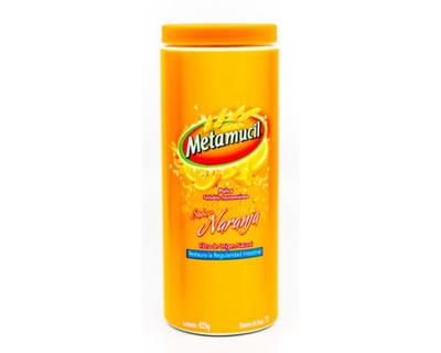 Metamucil Plantago psyllium sabor NARANJA 425 g
