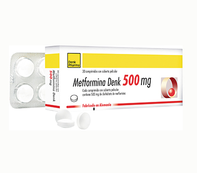 METFORMINA DENK 500 MG TABLETAS VIA ORAL