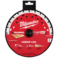 Disco Sierra Circular Madera 7 1/4" 24 Dientes Milwaukee