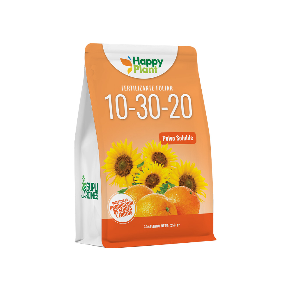 Fertilizante para floracion 10-30-20 bolsa 250 gramos