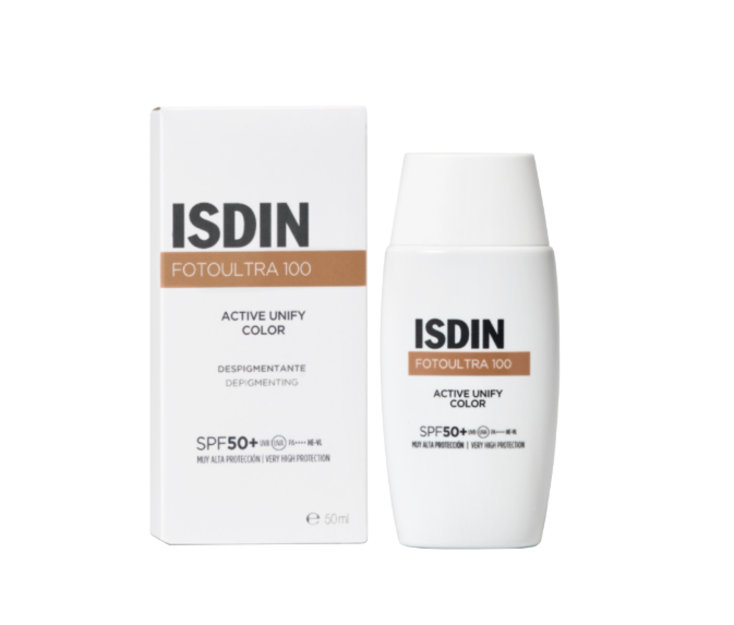 ISDIN FOTOULTRA 100 ACTIVE UNIFY COLOR SPF 50+ EMULSION 50 ML