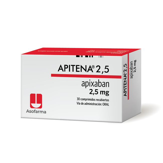 APITENA TABLETAS 2.5 MG X 30 UNIDADES