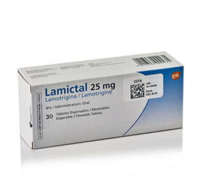 LAMICTAL 25 MG COMPRIMIDOS VÍA ORAL