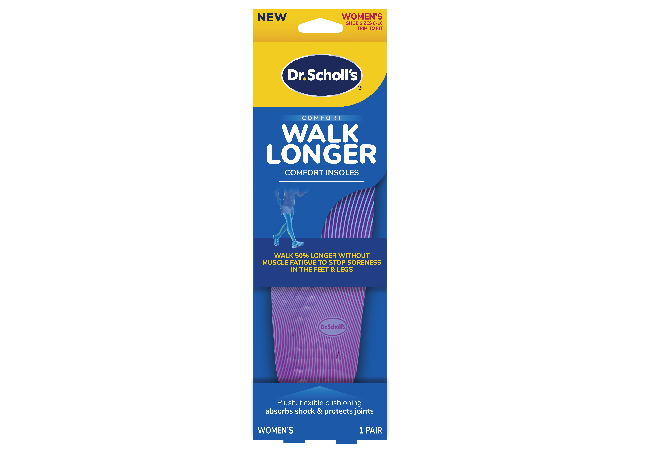DR SCHOLLS PLANTILLA WALK LONGER PARA MUJER 1 UNIDAD