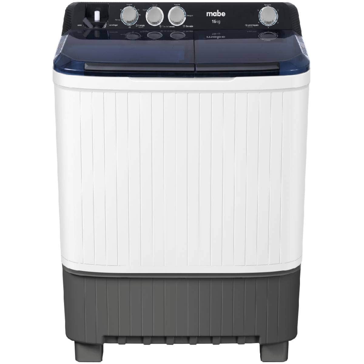 Lavadora semiautomática Mabe 16Kg LMDX6124HBAB0