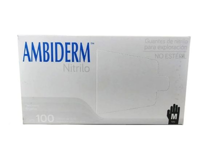 Guantes Nitrilo M 100 unidades