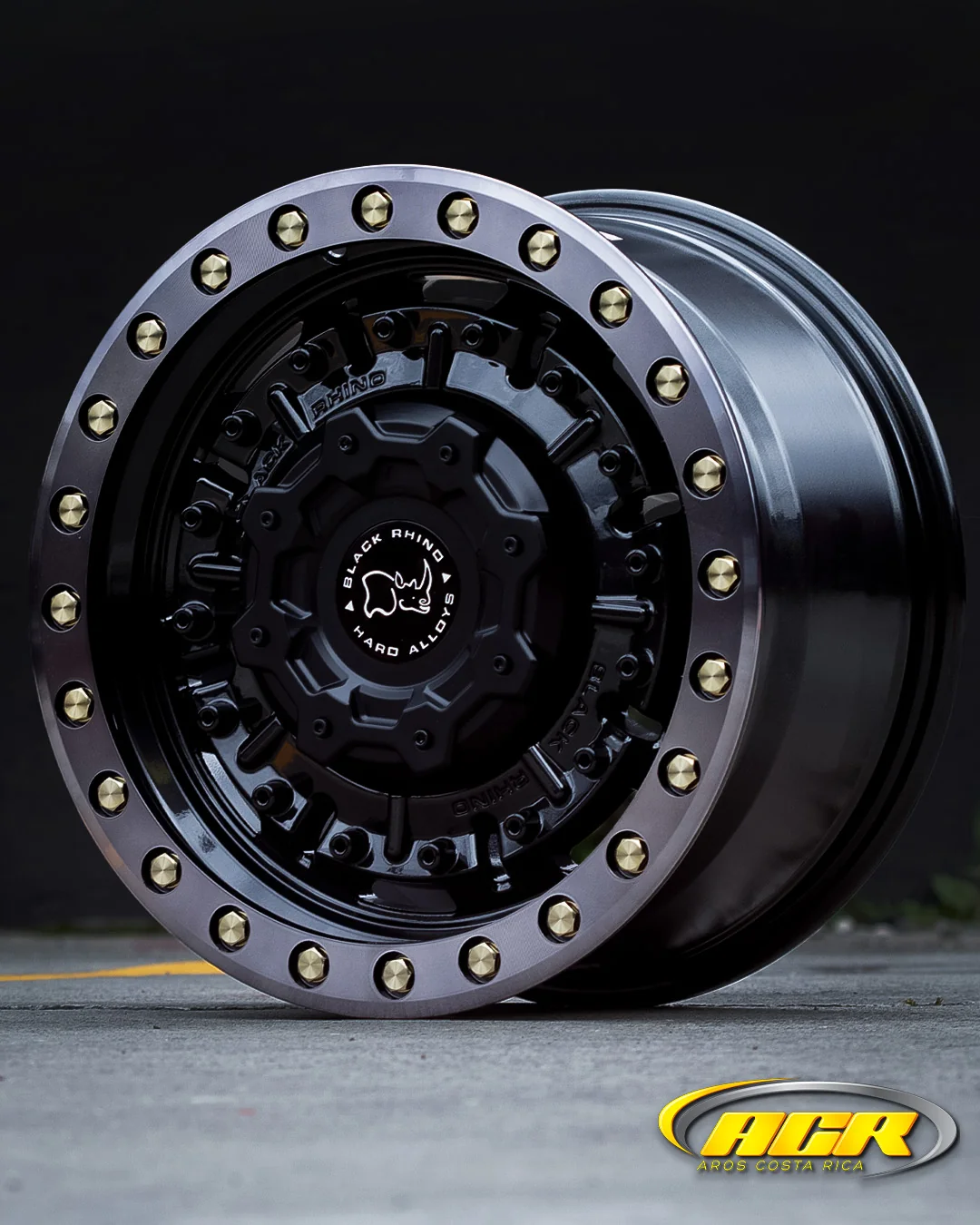 AOD84X46HF-01 BLACK RHINO ABRAM 18X9.5 6X114 ET12 CB76