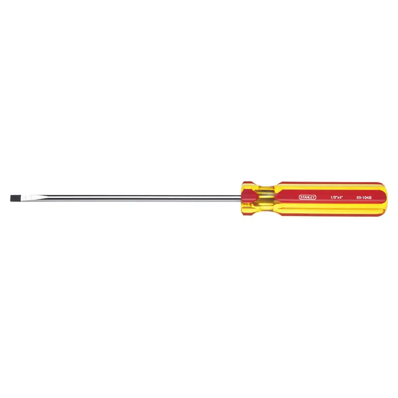 Desarmador plano de punta cabinet 1/8" x 4"