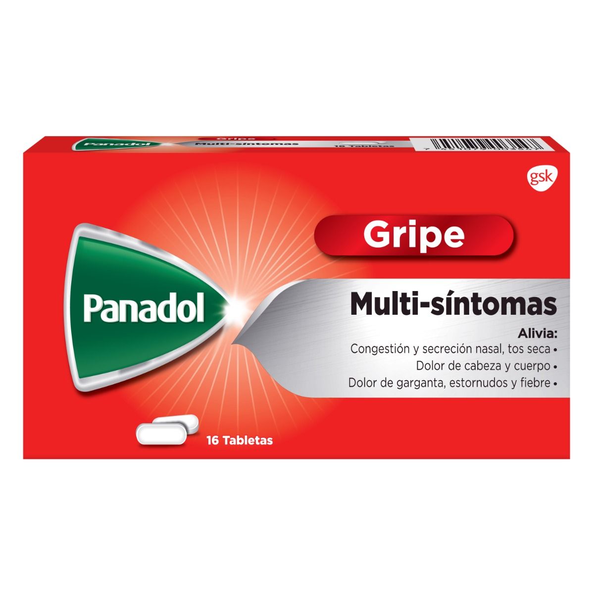 PANADOL GRIPE MULTSINT X16 TAB