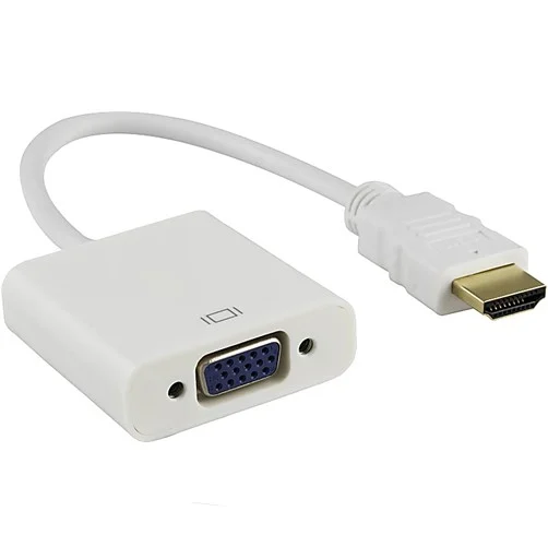 Adaptador HDMI to VGA Adapter Copper + PVC + PLASTIC WITH IC