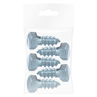 Tornillo Tirafondo 3/8 X 1" 5 Unidades