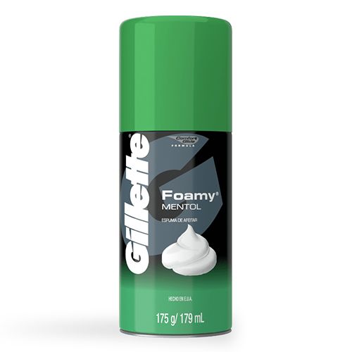 GILLETTE 175 GRS ESPUMA DE AFEITAR MENTOLADA