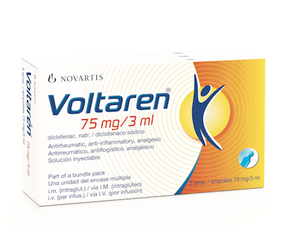 VOLTAREN 75 MG AMPOLLAS INYECTABLE