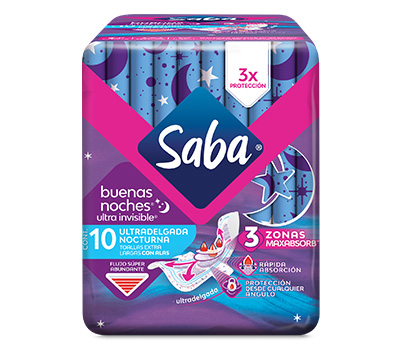 SABA BUENAS NOCHES ULTRA 10 UNIDADES
